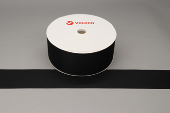 VELCRO® Brand Sew-on 100mm FR Tape Black Hook 25mtr Roll