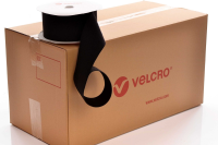 VELCRO Brand ONE-WRAP 107mm tape BLACK case of 9 rolls