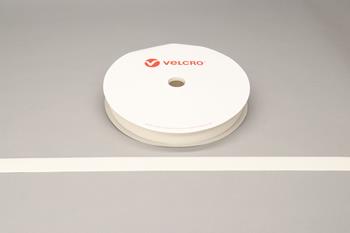 VELCRO® Brand PS14 Stick-on 25mm tape WHITE HOOK 25mtr roll