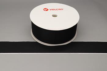 VELCRO® Brand PS14 Stick-on 100mm tape BLACK HOOK 25mtr roll
