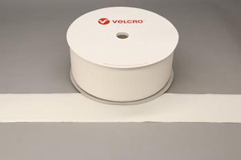 VELCRO® Brand PS14 Stick-on 100mm tape WHITE HOOK 25mtr roll