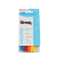 VELCRO Brand 5 adjustable ties 20cm x 12mm
