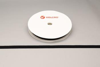 VELCRO® Brand PS14 Stick-on 25mm tape BLACK LOOP 25mtr roll