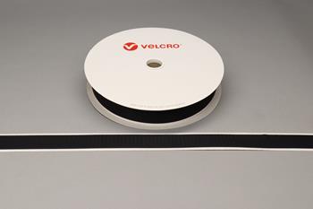 VELCRO® Brand PS14 Stick-on 38mm tape BLACK HOOK 25mtr roll