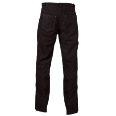 No Buckle Supple Leather Motorcycle Jeans