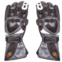 Race Style Three Tone Gloves