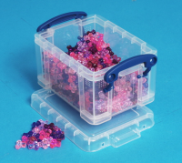 0.3 Ltr Clear Really Useful Plastic Storage Box