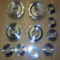 Stainless CNC Turned Items with PCD Holes
