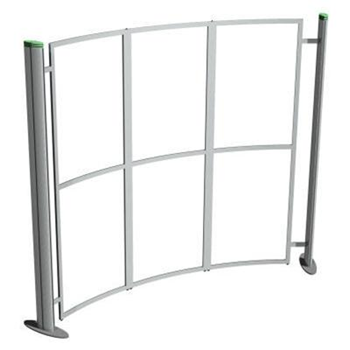 Metro Portable Curved Display Stand