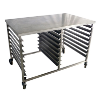 Gastronorm Table Trolley 1250mm
