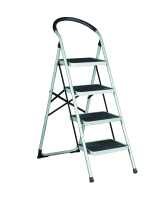 Foldable Four Tread Folding Step Ladder For Industrial Environments