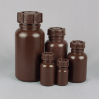 Wide Neck Plastic Bottle Series 303 LDPE – Brown