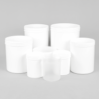 Wide Mouth Screw Top Plastic Jars