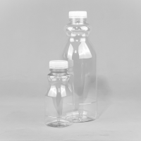 Square FRESH Plastic Juice and Smoothie Bottle PET