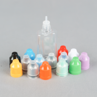 Oval Postal PET Plastic Dropper Bottle – Thin Needle Tip (E Liquid/E Juice) – Child Resistant Cap