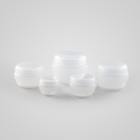 Opaque Screwtop Jar – Polypropylene with Opaque Cap – Mushroom