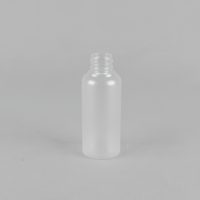 100ml Round Clear/Frosted Tall PET Bottle