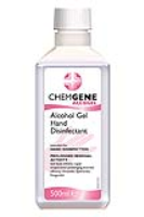 Chemgene Alcohol Gel Hand Disinfectant 500ml pk 6