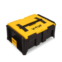 V&#45;Tuf StackPack 18Ltr Modular Storage Box VTM400 For DIY Experts