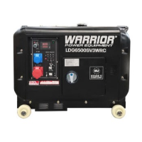 Warrior 5500 Watts Silent Diesel Generator 3 Phase - Wireless Remote