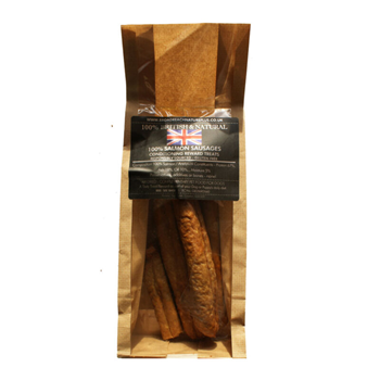 Gluten Free 100% Salmon Sausages for Dogs and Puppies