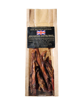 Wild Scottish Venison Strips for Dogs and Puppies
