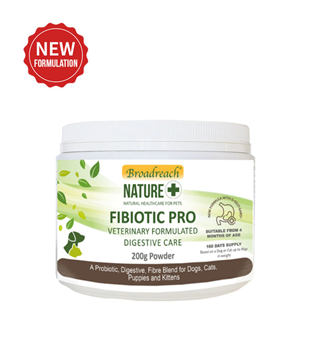 Fibiotic Pro for Dogs, Cats, Puppies, Kittens and other small animals – 200g powder with 5g scoop