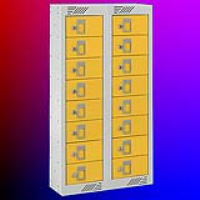 16 Yellow Door Mobile Phone Lockers