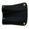 Black Fishtail Safety End With Reflector