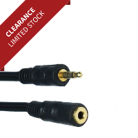 3.5mm Stereo Jack Extension Lead - Gold - 1.5 metres