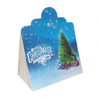 10 x Triangle Gift Box (Small) - CHRISTMAS TREE