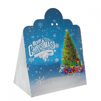 10 x Triangle Gift Box (Large) - CHRISTMAS TREE