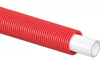 Uponor Combi Pipe opaque in conduit red