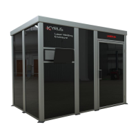 3m x 2m Class 4 Laser Enclosure c/w 1.2m Hinge Door