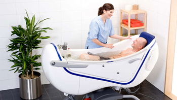 Parker Height-Adjustable Sitting And Reclining Assisted Bathing Solutions