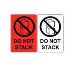 Do Not Stack Shipping Labels. 