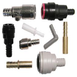 Standpipe and push-fit hose connectors