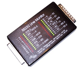 RS232 Interface Data Line Monitor