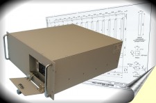 Ruggedised 19 inch Rack Mounting Dual PC Case
