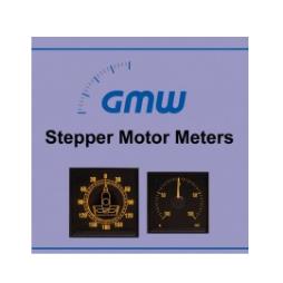 Stepper motor powered meters