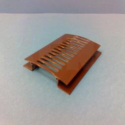 soffit ventilator - fits between fascia & soffit x 5m brown