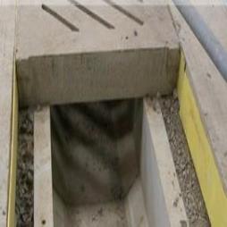 CONCRETE SLURRY CHANNELS